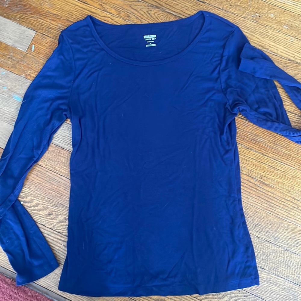 Ribbed long sleeve shirt